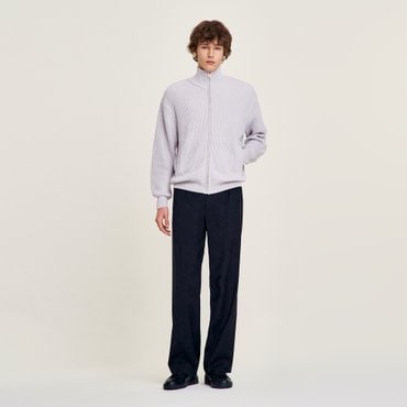 산드로옴므 [SANDRO HOMME] 하이넥 집업 니트 SH25M5MRG0193