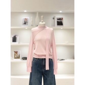 듀엘 [여주점] 여성 컷아웃 타이 니트 풀오버 (D251KSK014)