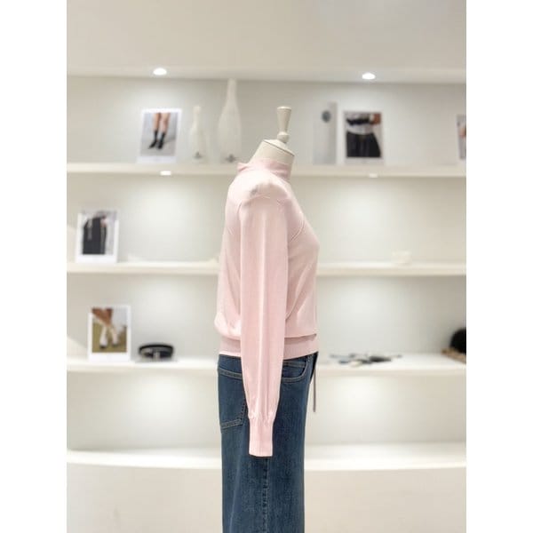 [여주점] 여성 컷아웃 타이 니트 풀오버 (D251KSK014)