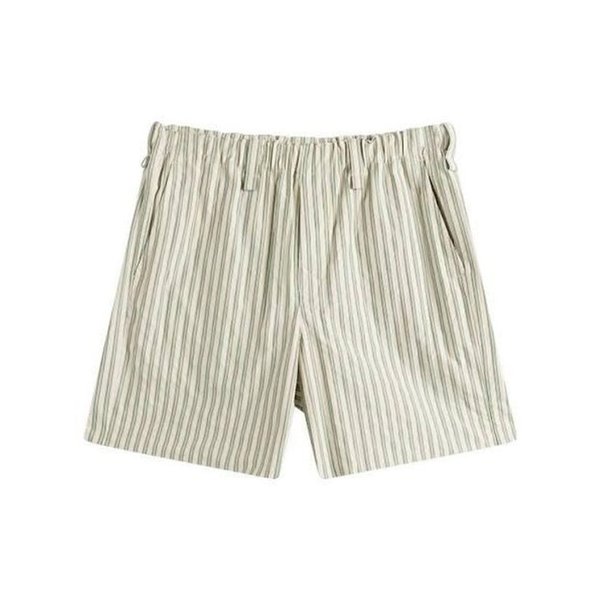 26SS 옴므 플리세 이세이 미야케 숏팬츠 HP66JF31762 GREEN BEIGE DOM