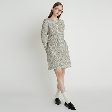 올리브데올리브 [On-line exclusive] 단추 포인트 원피스 OH2SO605