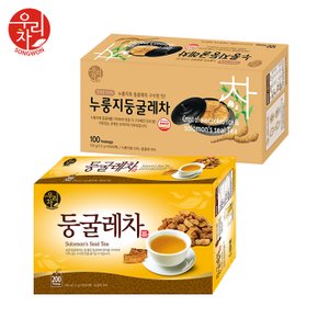 송원 누룽지둥굴레차 100T +둥굴레차 200T (300T)