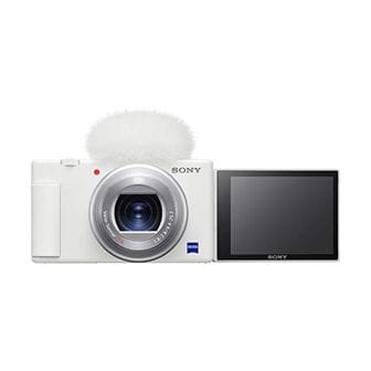 소니 일본 소니 브이로그 카메라 Sony VLOGCAM ZV1WC Video Blog Camera White VPT2BT Shooting Grip
