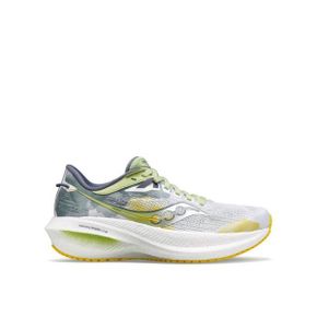 우먼 Saucony 트라이엄프 21 뉴트럴 러닝 트레이너 운동화 인 화이트 앤 fern 9299761