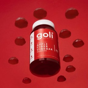 Goli Nutrition 사과 사이다 식초 비건 구미 - 60ct, 골리 영양 건강식품