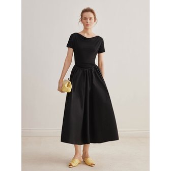 와이와이아이엠 YY_Black waist dress