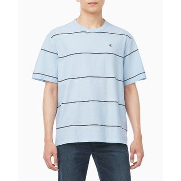 Calvin Klein Jeans 남성 이지핏 스트라이프 반팔 티셔츠(4RC239G)