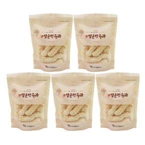 김규흔 한과 달콤한 조청 유과 120g x 5봉