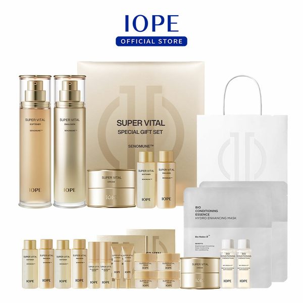 [내일도착/단독]아이오페 6세대 슈퍼바이탈 2종+여행용17종+쇼핑백