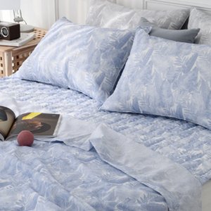  국산 여름 인견 홑이불 침대 패드 베개커버 침구세트 시원한 얇은이불 바닥 깔개 카페트 Q