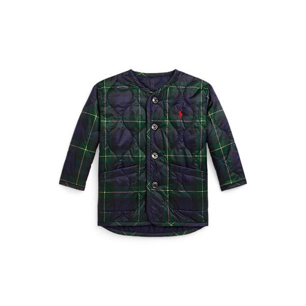 랄프 로렌 베이비 남아 플래드 퀼트 재킷(CWPOOTWI6020099999)