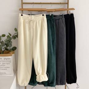 /  3사이즈 남녀공용  스탐 골지 플리스 기모 투웨이 팬츠(M XL)