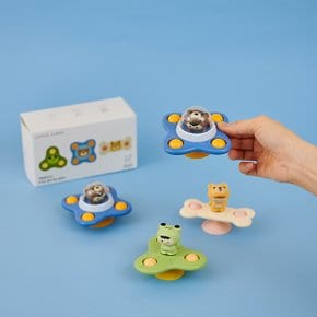 우주선 흡착 회전 딸랑이 돌아기장난감 딸랑이