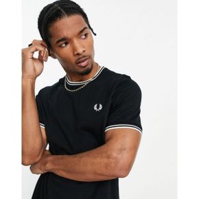 3926158 Fred Perry twin tipped t-shirt in black