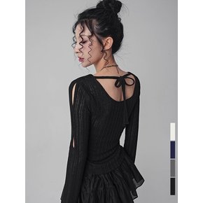 비아 슬래쉬 골지 티_4Colors