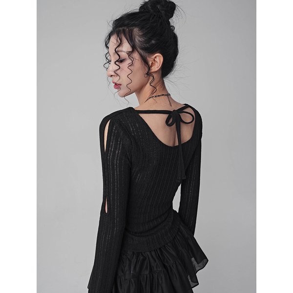 비아 슬래쉬 골지 티_4Colors