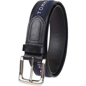 영국 타미힐피거 머플러 Tommy Hilfiger Men`s Sw-11tl02x032-blk-32 Belt Black/Navy Medium 15