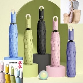양산 우산 미니 양 고리 3단우산 자동 경량 겸용 튼튼한 3단 초경량
