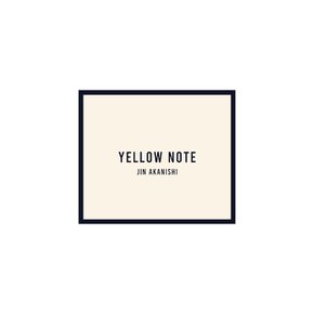 [CD+DVD] YELLOW NOTE 초회한정판 아카니시 진 GOGOOD-45 NEW