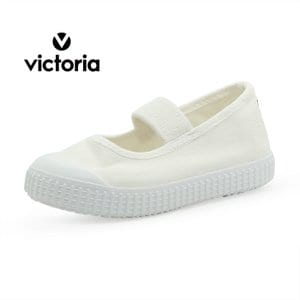 VICTORIA [본사공식] 빅토리아슈즈 키즈 베일라리나 일라스티코 로나 틴타다 아동운동화 (136626-BLANCO)