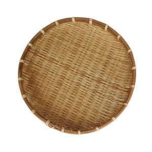 제이큐 식품용 대나무채반 원형 타원 채반 소쿠리 싸리 X ( 3매입 )