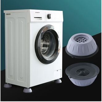 제이큐 다용도 세탁기 고무 받침대 높이균형조절 4개 X ( 4세트 )