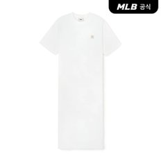 [코리아공식]여성 베이직 스몰로고 라운드 롱 원피스 NY (Ivory)