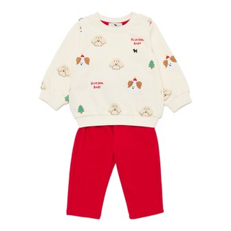 블루독베이비 [여주점] [오프라벨 여주점] 블루독베이비 (CR) 포인핸드 X-MAS 상하세트B (44C13-610-11)