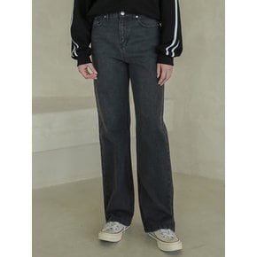 Lossy  semi-wide denim pants_gray