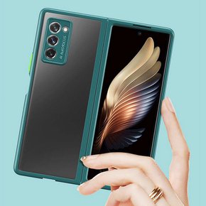 Galaxy zfold2/갤럭시 Z폴드2/Z폴드3 5G 카메라보호캡 일체형 안티글레어 반투명 컬러 범퍼 슬림 하드 커플 제트폴드2 스마트폰 휴대폰 케이스