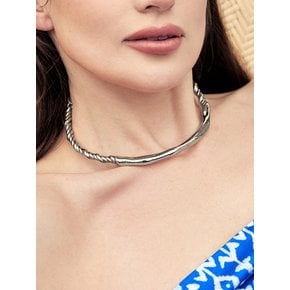 Lava Choker Silver