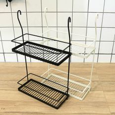 알티피아 이오 후크선반 2단 소 블랙