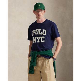폴로 랄프 로렌 남성 클래식핏 저지 그래픽 티셔츠(MNPOTSH1N823204410)