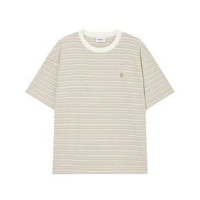 멀티 스트라이프 티셔츠 아이보리 CO2602ST09IV
