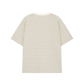 멀티 스트라이프 티셔츠 아이보리 CO2602ST09IV