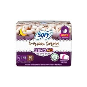 쏘피 일반생리대 유기농순면 슈퍼롱 10P X 7개