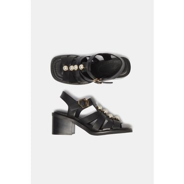 슈콤마보니 Pearl sandal(black)_DG2AM25028BLK