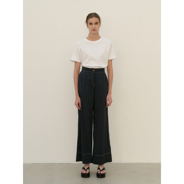 TOR STITCH WIDE TROUSER _2 COLOR