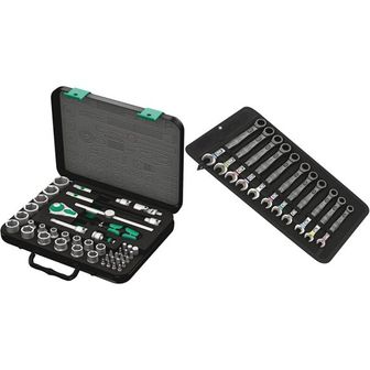  영국 베라 렌치세트 Wera 8100 SB 2 Zyklop Speed Ratchet Sockets Bits and Accessories Set 3/