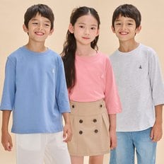 [BEANPOLE KIDS] 24FW [Essential] 수피마 베이직 7부 티셔츠 (4종 택1)