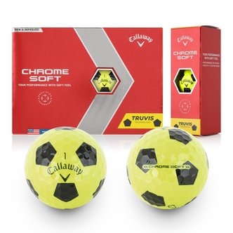 캘러웨이 CHROME SOFT TRUVIS 3피스 골프공 캘러웨이