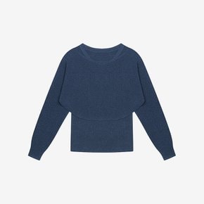 니트풀오버슬리브리스SET BLUCI2904NA
