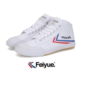 FE LO 1920/WHITE CANVAS W/ BLIE/RED LOGO & RUBBER TOE/FU100115