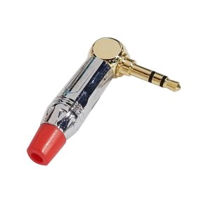 AUX 3.5mm 스테레오 플러그 ㄱ자 커넥터 오디오 케이블 납땜 제작용 금도금 CG020