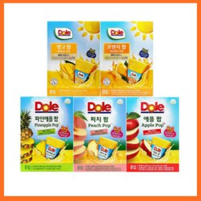 DOLE 돌 후룻팝 파인애플 62ml x 8ea 5개