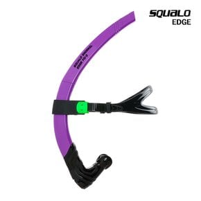 스쿠알로 SQUALO 센터스노클 엣지 FO-3 분리형 수영 강습용 훈련 연습용품 퍼플