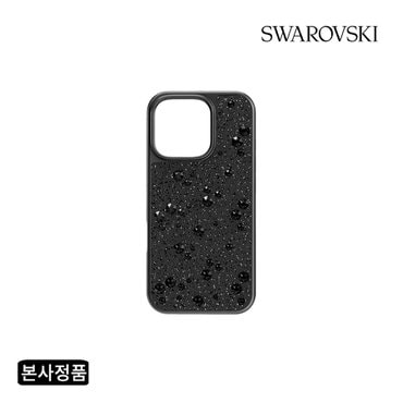 스와로브스키 [본사정품/쇼핑백증정] 아이폰 16 Pro 블랙 케이스 5698926