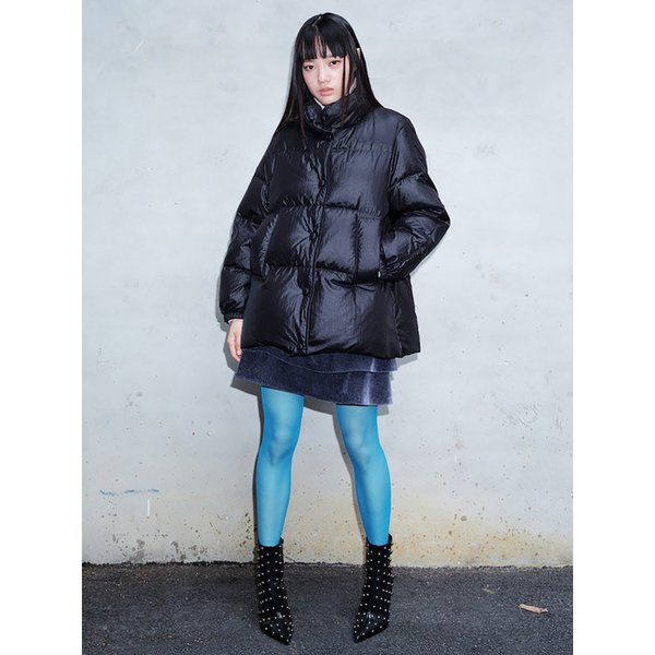 Glossy Midi Puffer Down  Black (KE5Y38M045)