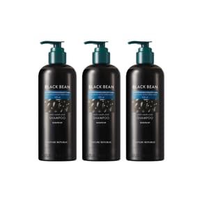블랙빈 샴푸 520ml 대용량 3개