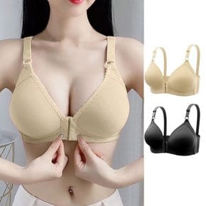심리스 빅브라 빅사이즈 모아주는 큰가슴 앞후크 브래지어